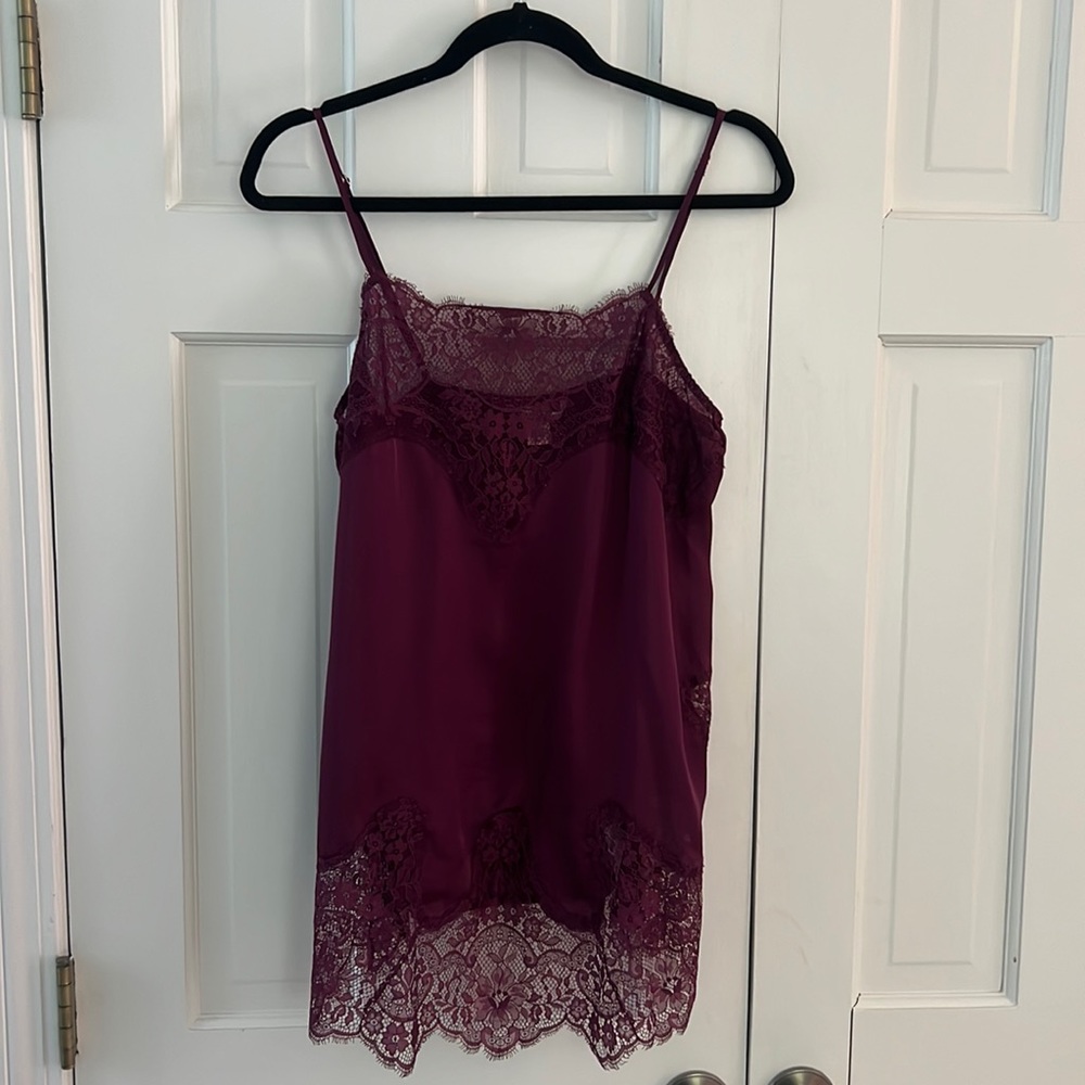 Purple Victoria's Secret Top with Lace Details